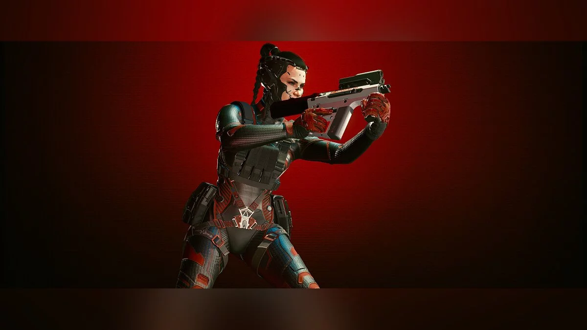 Cyberpunk 2077 — Женская экипировка японского спецназа