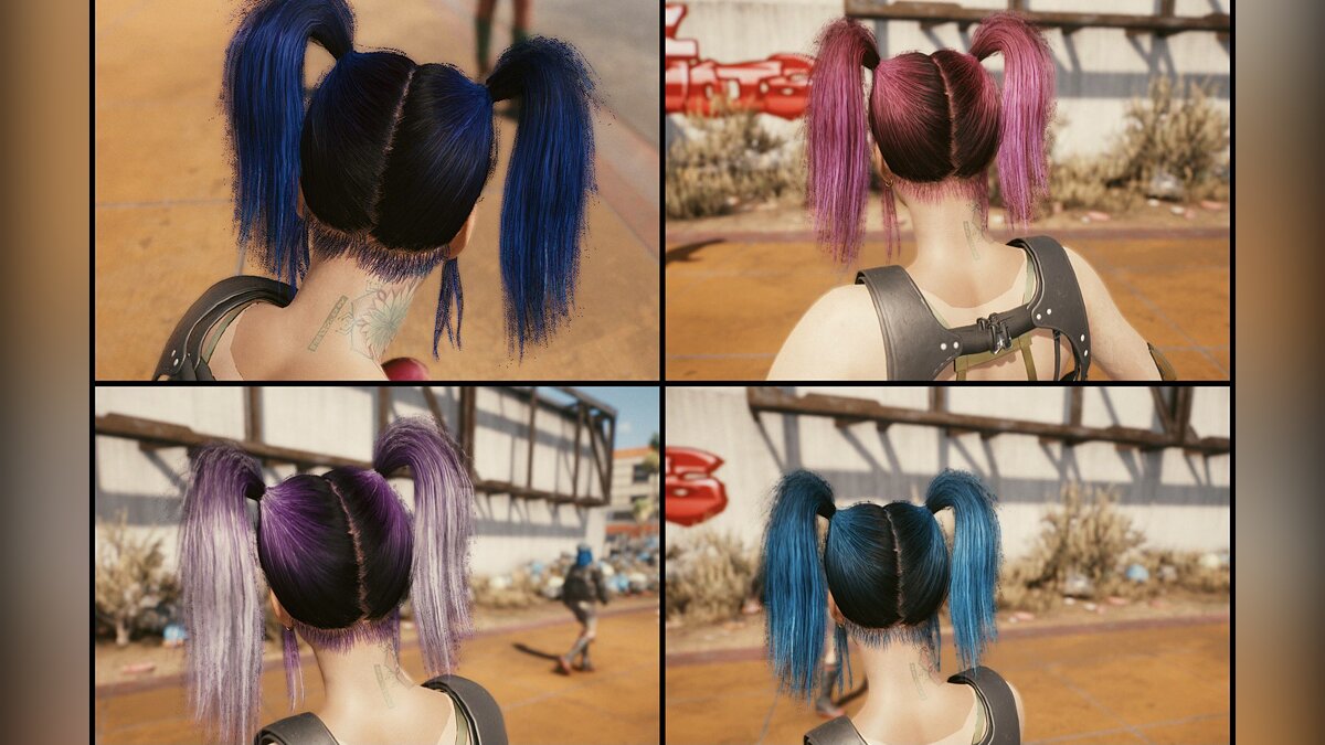 Cyberpunk 2077 — Improved Hair Colors