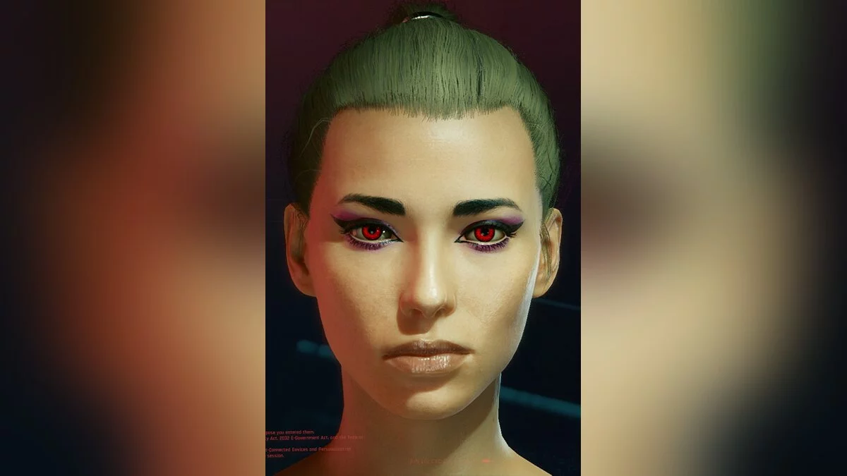 Cyberpunk 2077 — Макияж Эгел