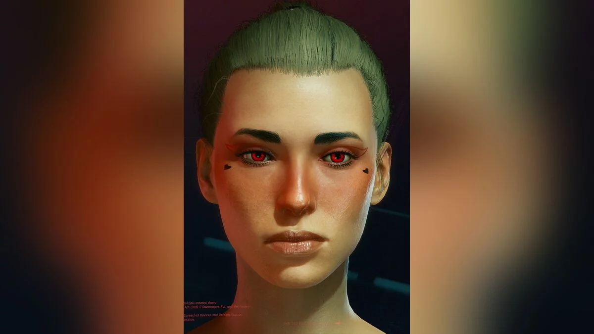 Cyberpunk 2077 — Макияж Эгел