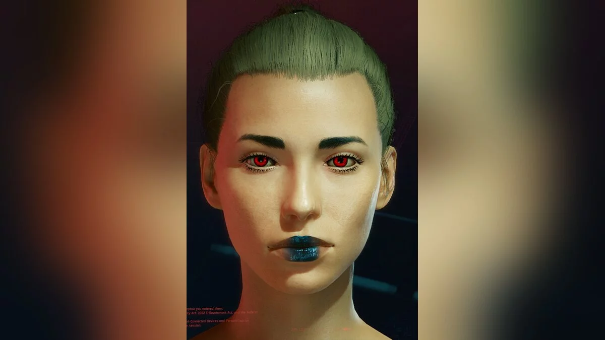 Cyberpunk 2077 — Макияж Эгел