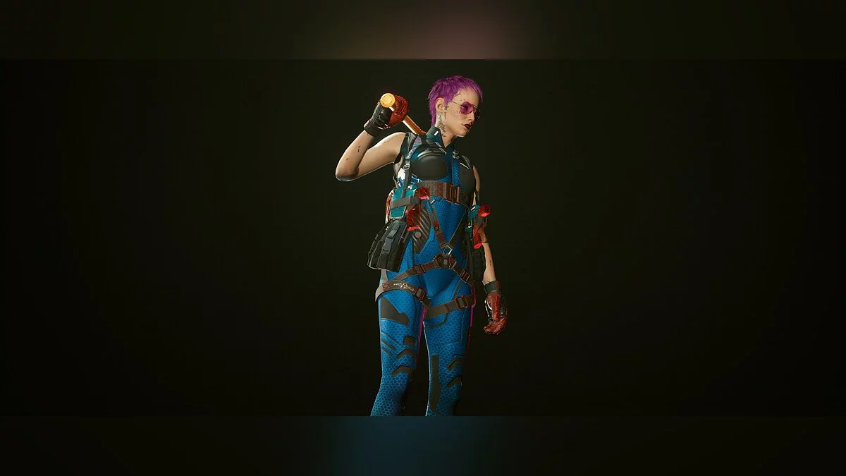 Cyberpunk 2077 — Без рукавов, бретелек и воротника.