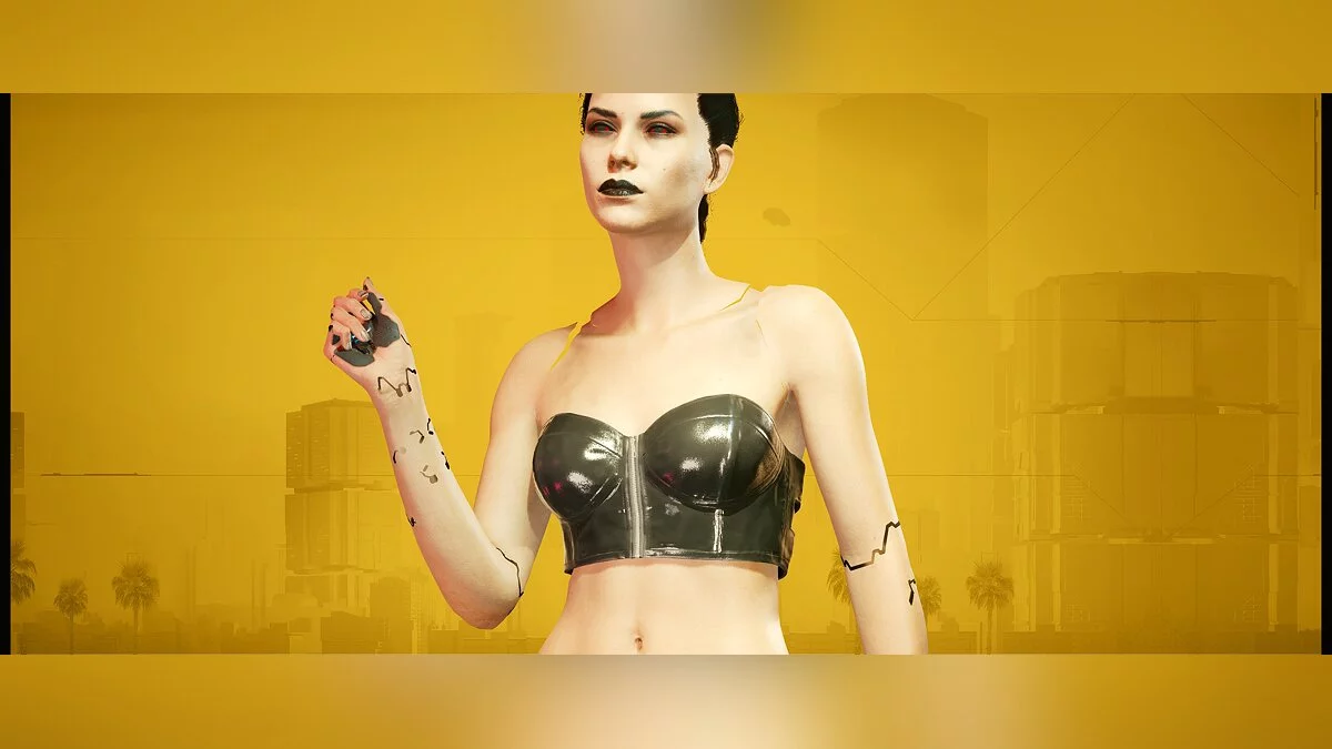 Cyberpunk 2077 — Без рукавов, бретелек и воротника.