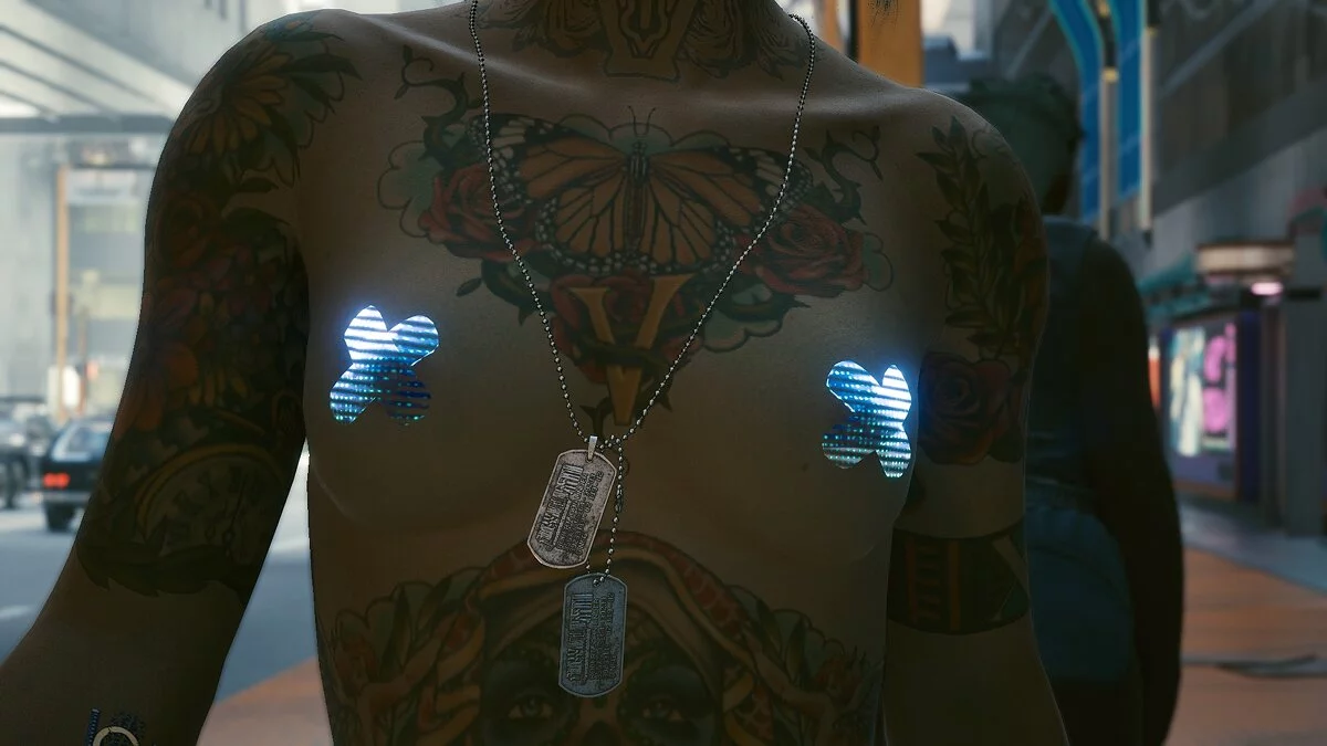 Cyberpunk 2077 — Голографічний модний одяг
