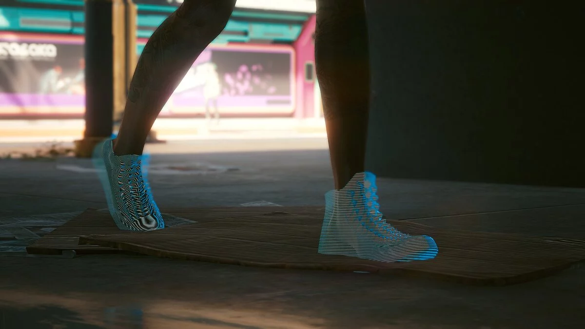 Cyberpunk 2077 — Голографічний модний одяг