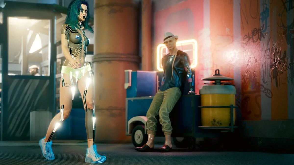 Cyberpunk 2077 — Голографічний модний одяг