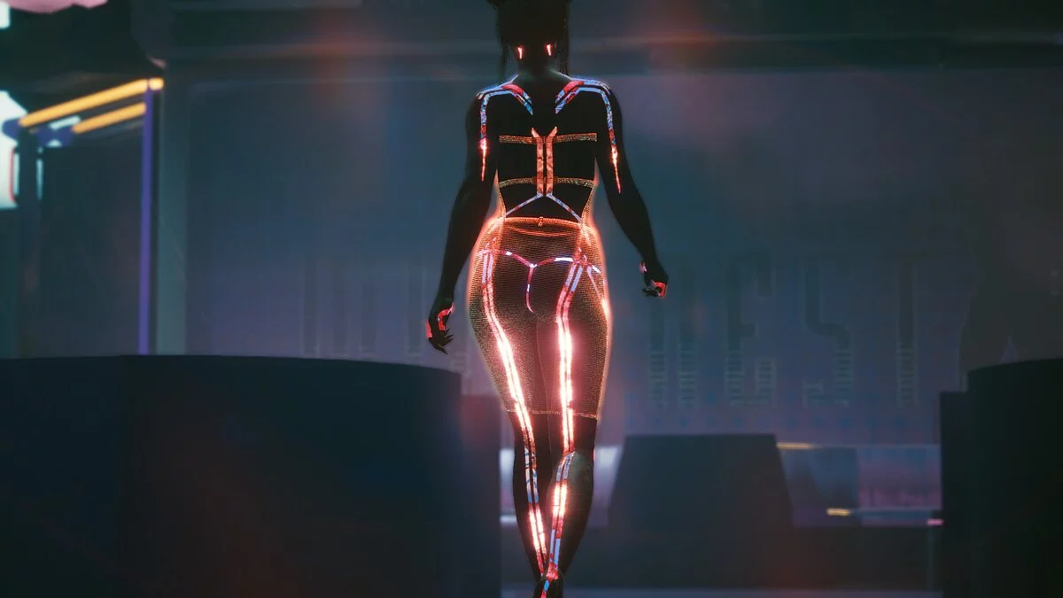 Cyberpunk 2077 — Vêtements de mode holographiques