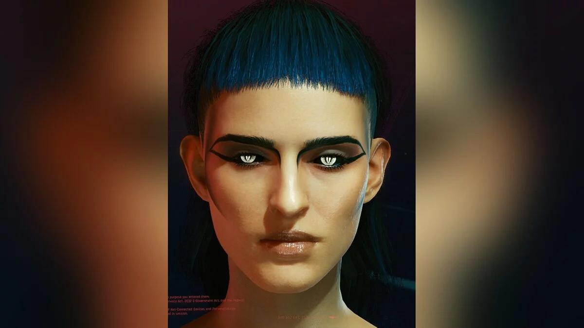 Cyberpunk 2077 — Готичний макіяж