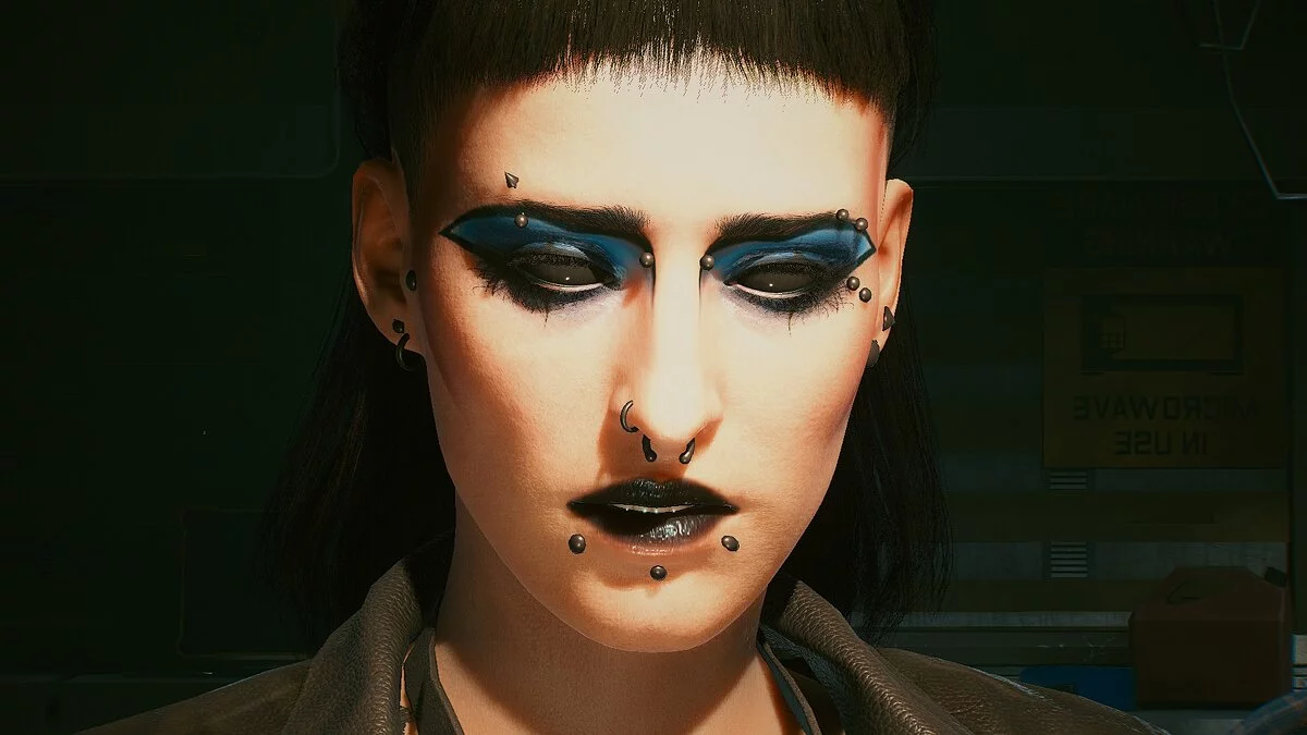 Cyberpunk 2077 — Maquillaje gótico