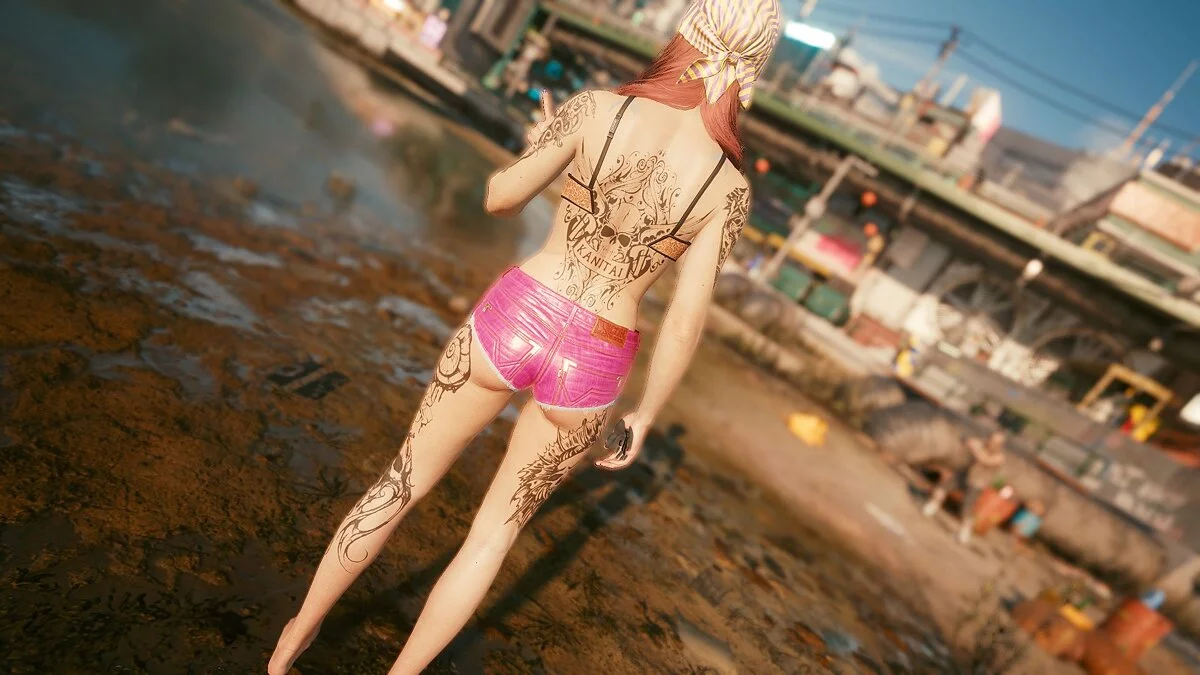 Cyberpunk 2077 — Круте татуювання