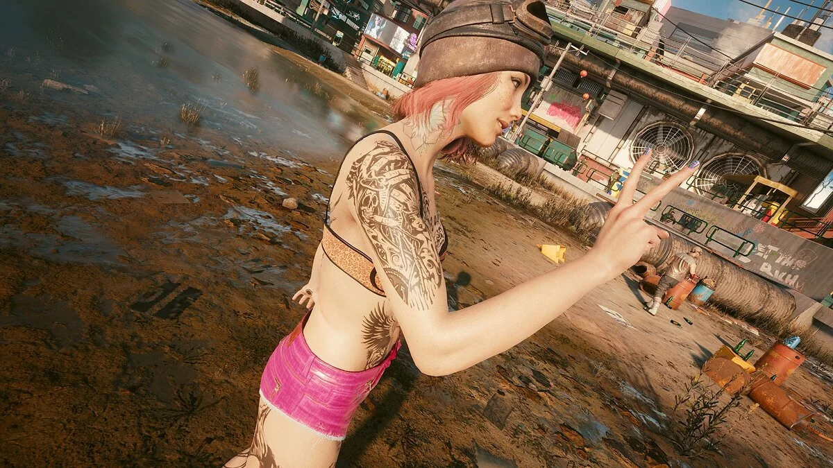 Cyberpunk 2077 — Круте татуювання