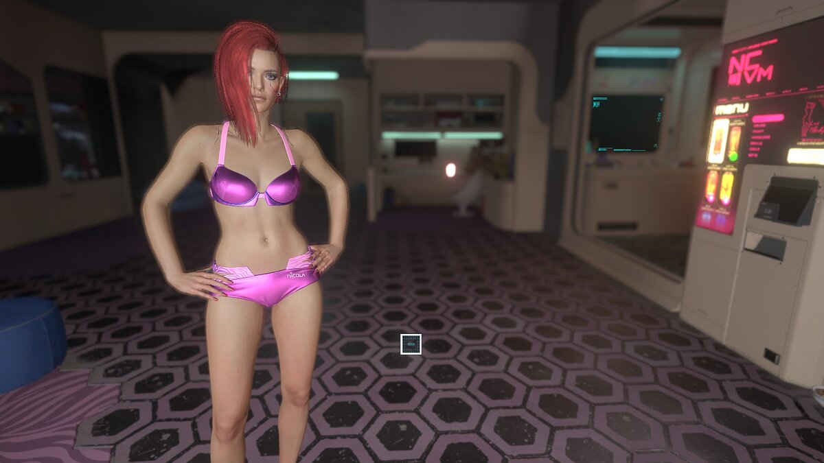 Cyberpunk 2077 — Different colors of underwear