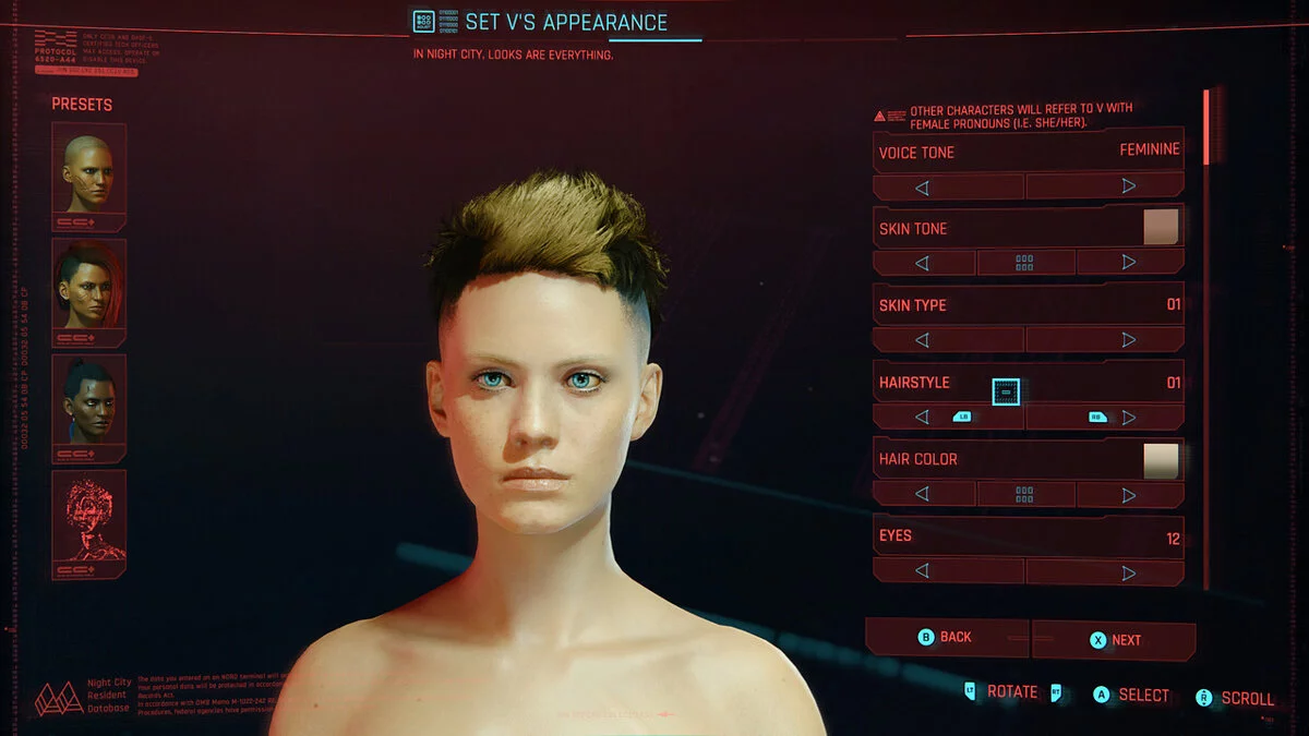 Cyberpunk 2077 — Новые прически