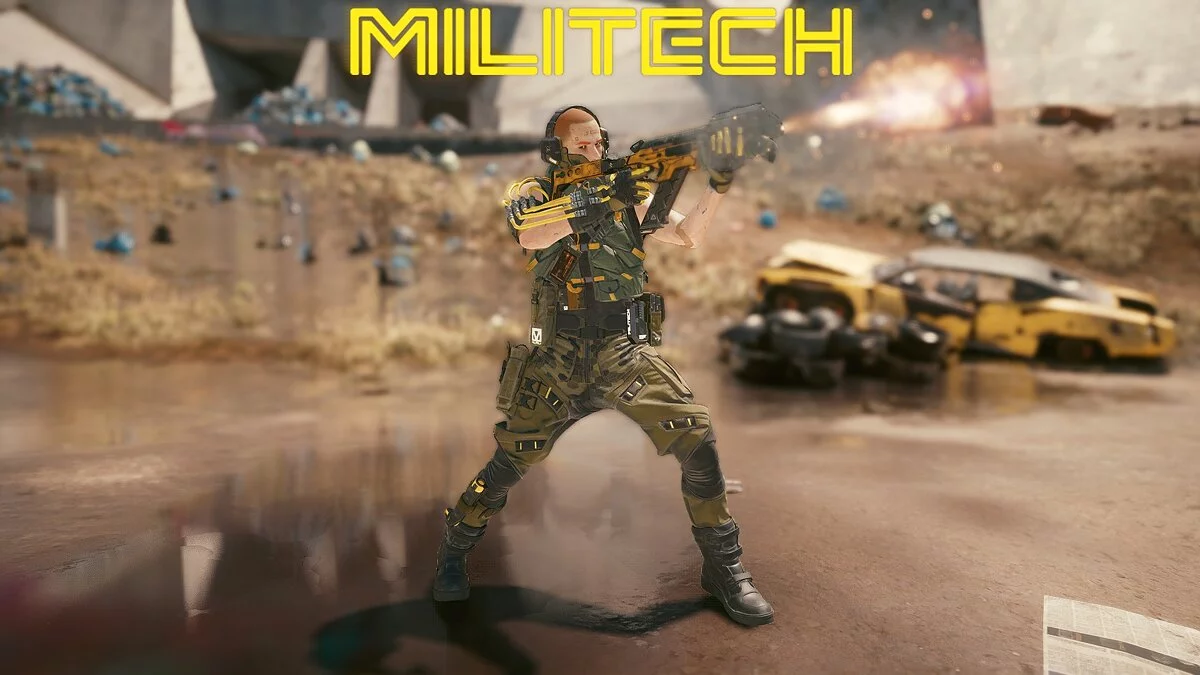 Cyberpunk 2077 — Militech shirt and vest