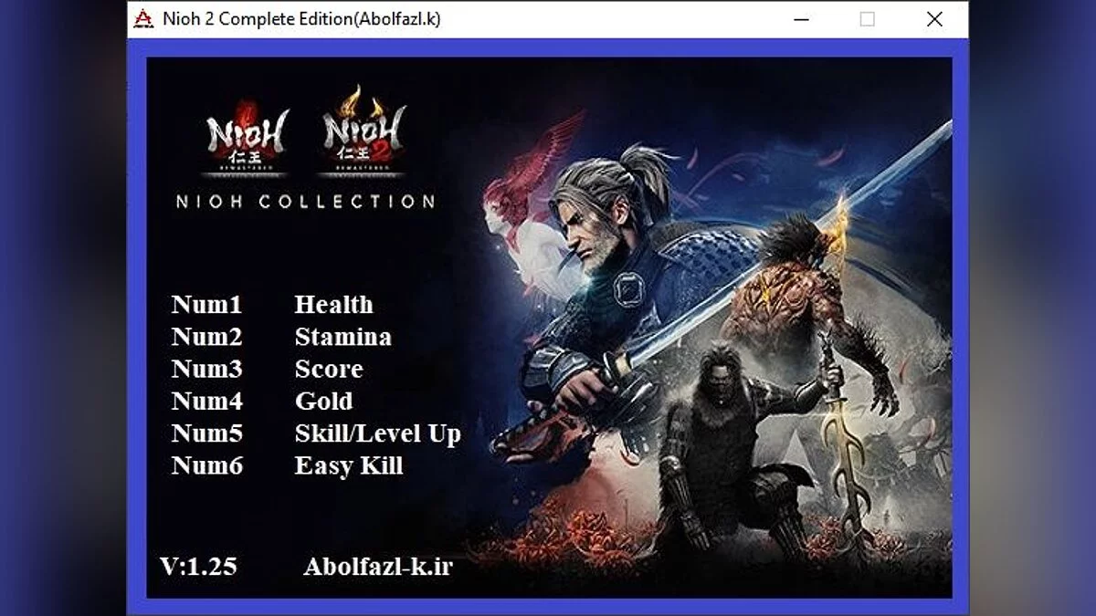 Nioh 2: Complete Edition — Trainer (+6) [1.25]