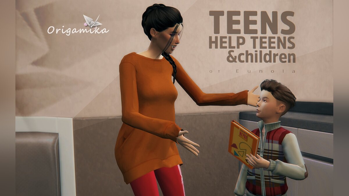 The Sims 4 — Teens can help with homework