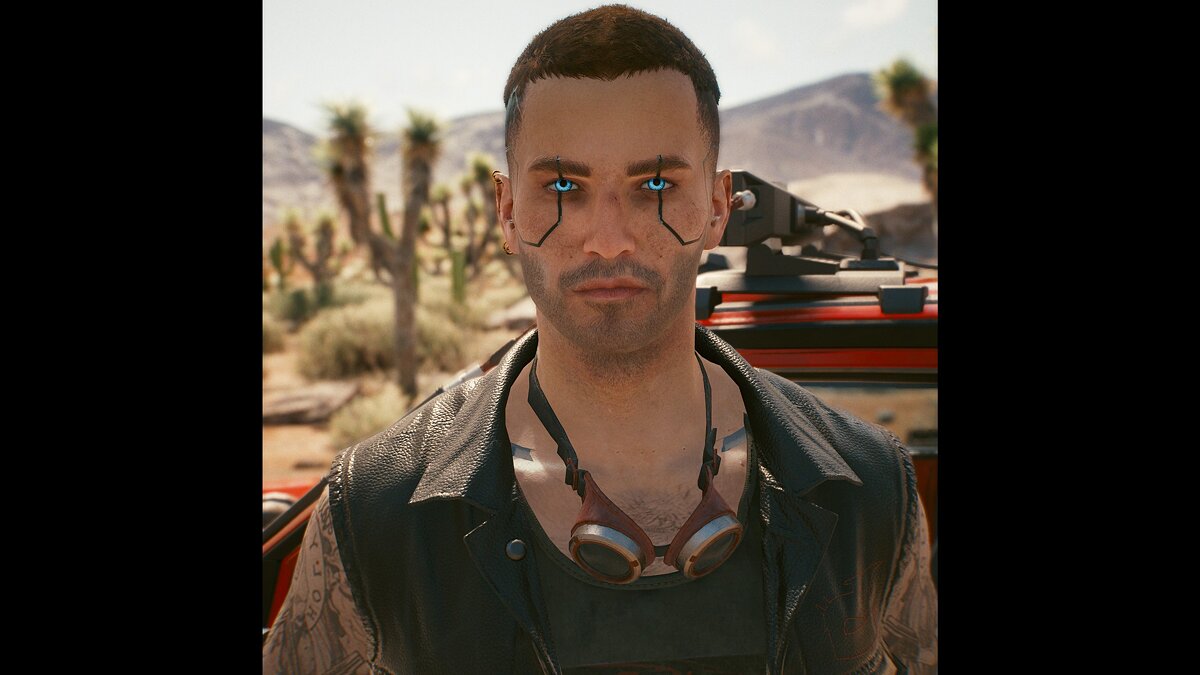 Cyberpunk 2077 — Improved stubble on V's face