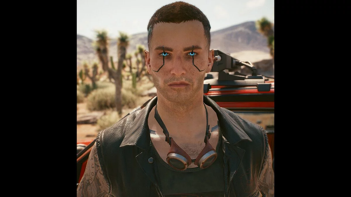 Cyberpunk 2077 — Поліпшена щетина на обличчі