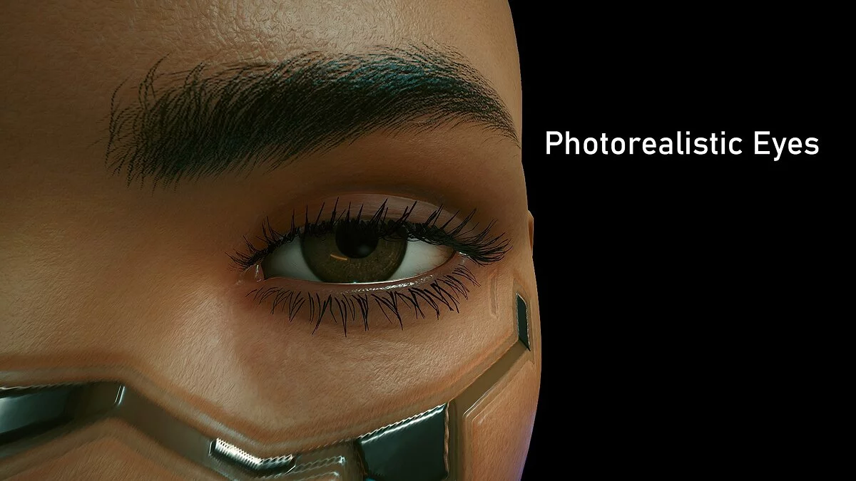 Cyberpunk 2077 — Photorealistic eyes