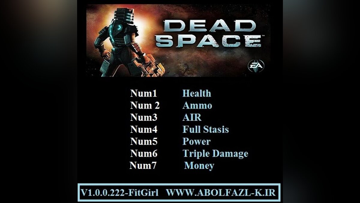 Dead Space (2008) — Trainer (+7) [1.0.0.222]