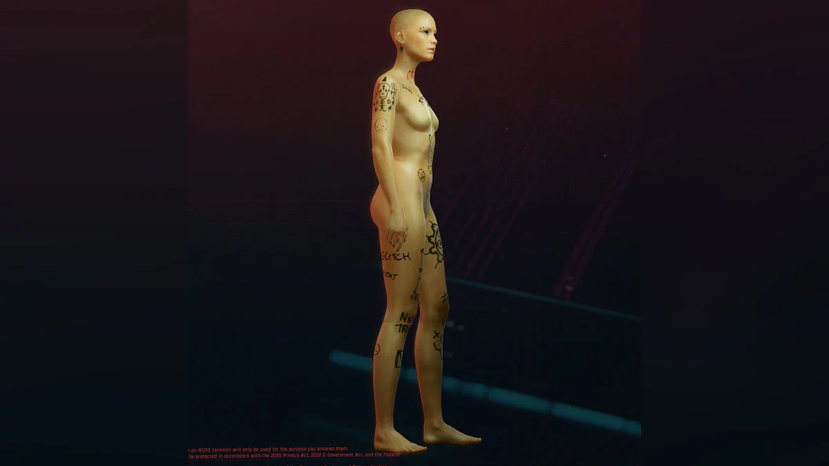 Cyberpunk 2077 — Набор татуировок