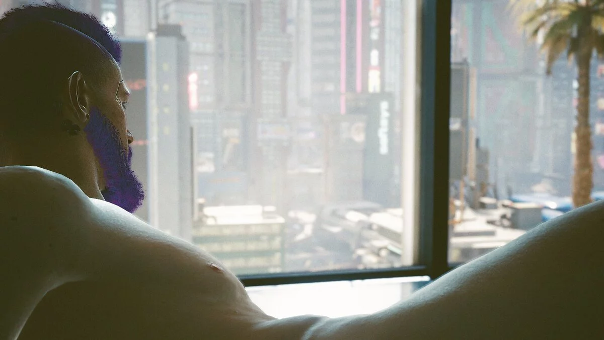 Cyberpunk 2077 — Ви с фиолетовой бородой