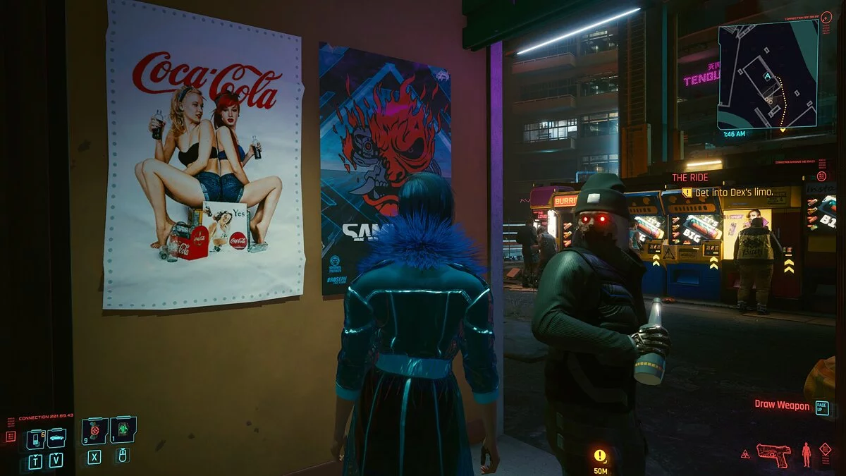 Cyberpunk 2077 — Coca-Cola posters like in the movie "Blade Runner 2049"