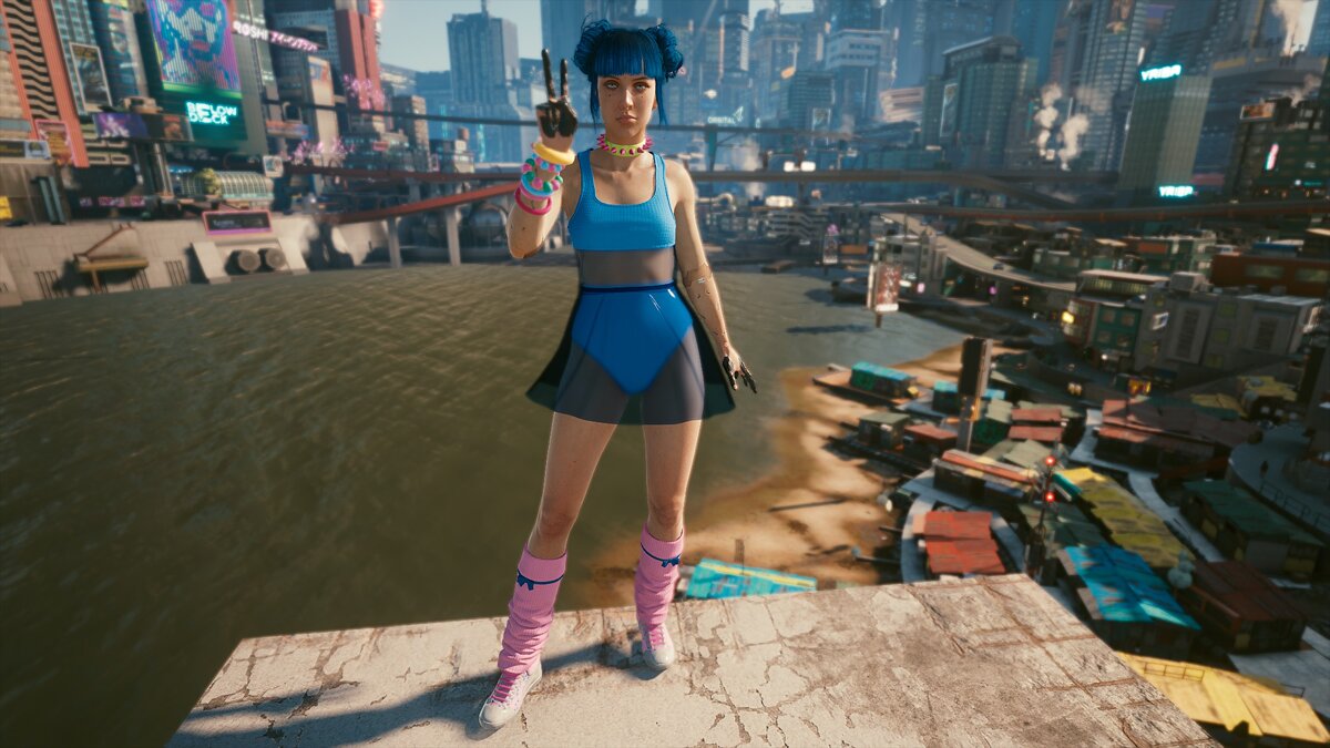 Cyberpunk 2077 — Character "Blue Moon"