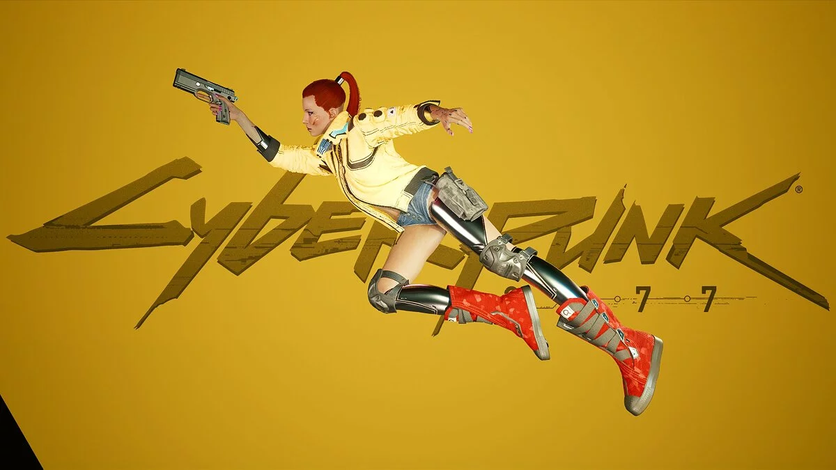 Cyberpunk 2077 — Tactical shorts with knee pads and holster