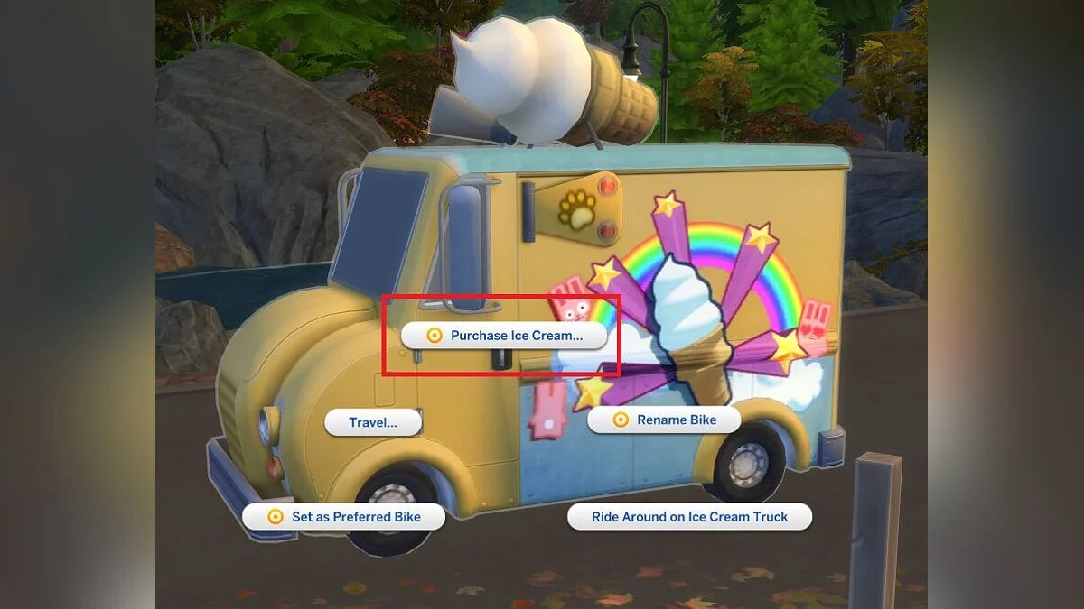 The Sims 4 — Функціональна вантажівка з морозивом