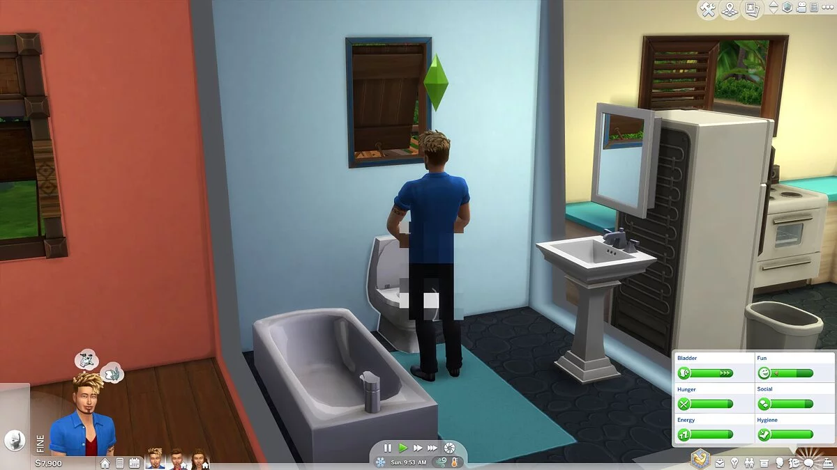 The Sims 4 — Pee standing up