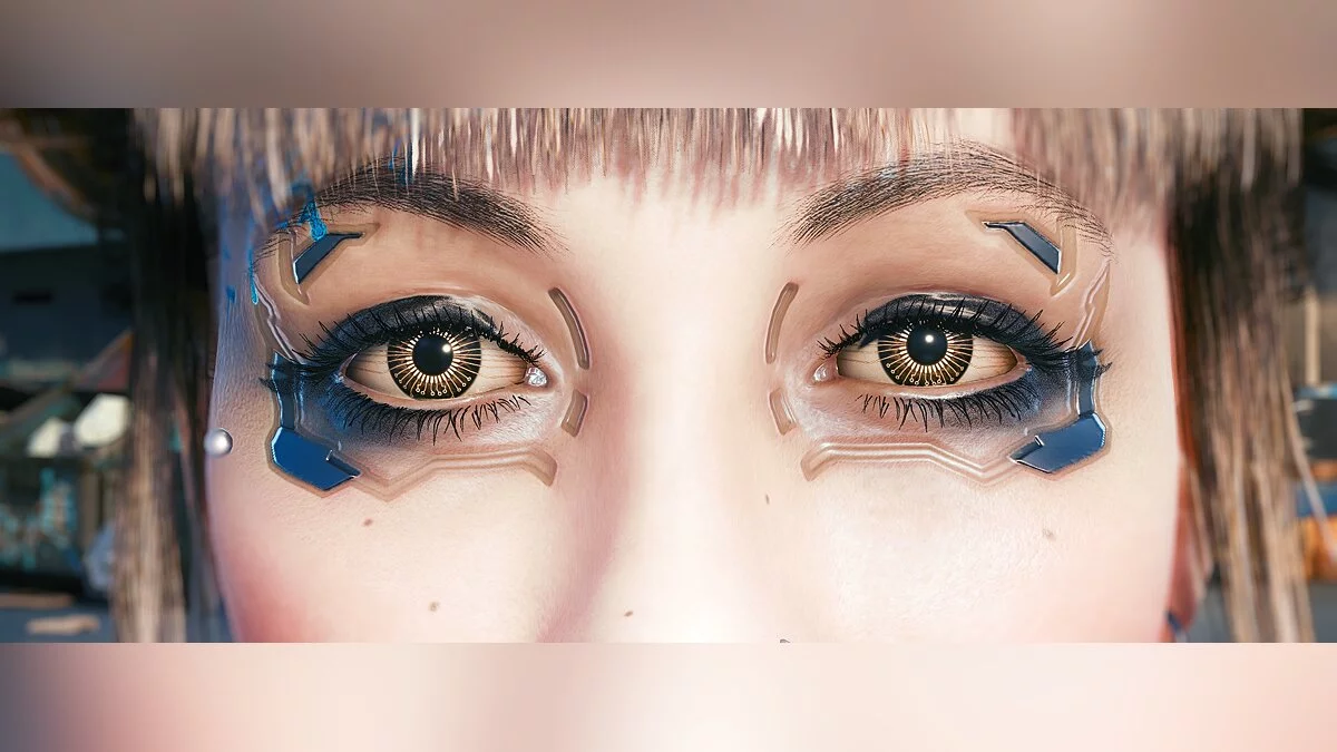 Cyberpunk 2077 — Detailed eyes