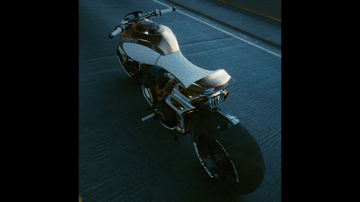 Cyberpunk 2077 — Repeindre la moto de Jackie