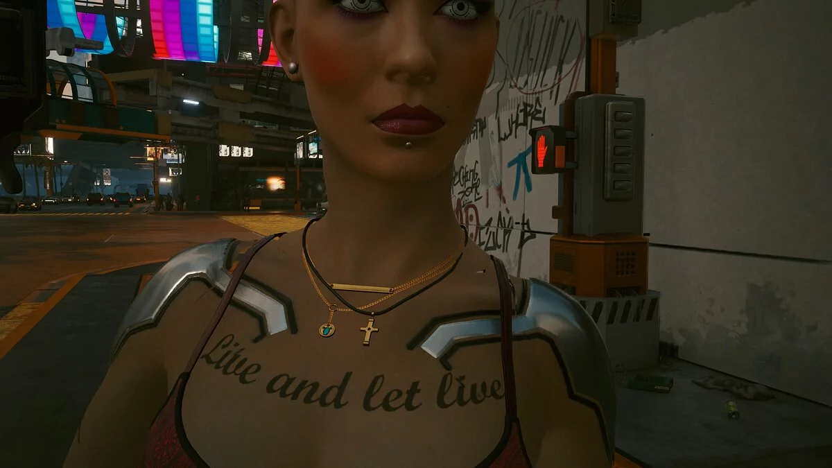 Cyberpunk 2077 — Різні предмети для обличчя