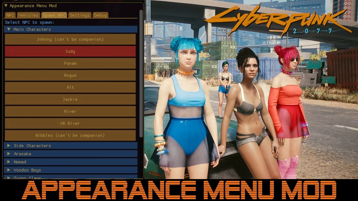 Cyberpunk 2077 — Appearance Menu Mod