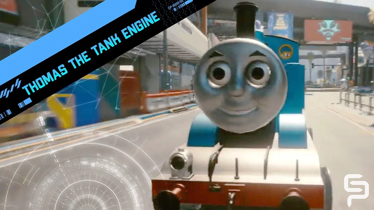 Cyberpunk 2077 — Thomas the Tank Engine