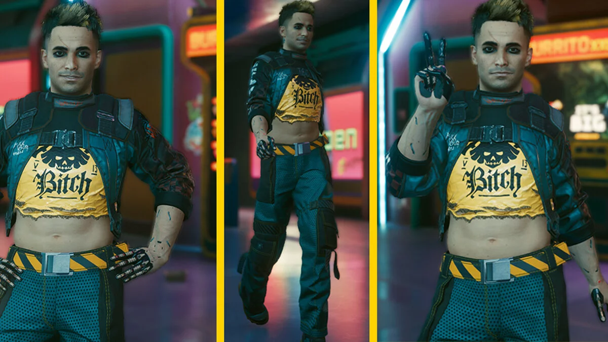 Cyberpunk 2077 — Cambiar género en modo foto