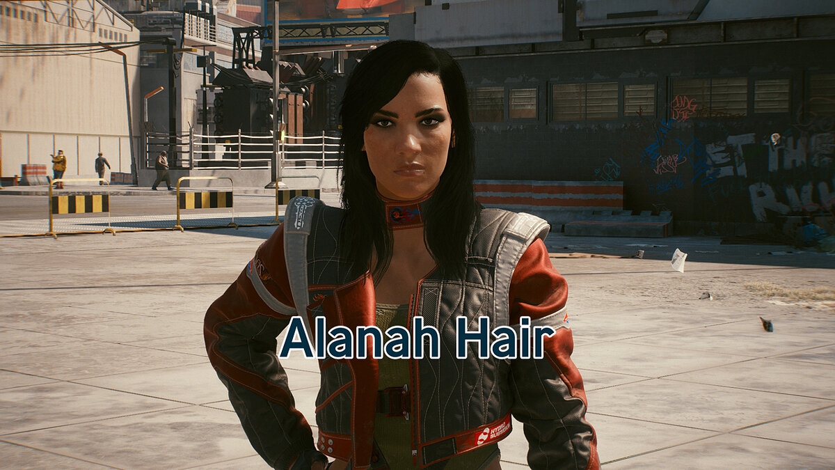 Cyberpunk 2077 — Different Panama hairstyles