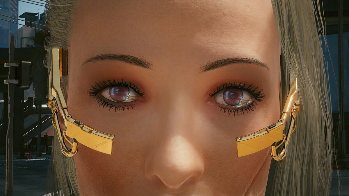 Cyberpunk 2077 — Los ojos y la película "Diner"