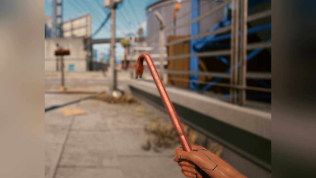 Cyberpunk 2077 — Realistic crowbar