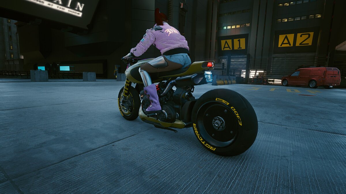 Cyberpunk 2077 — Removing fenders from motorcycles