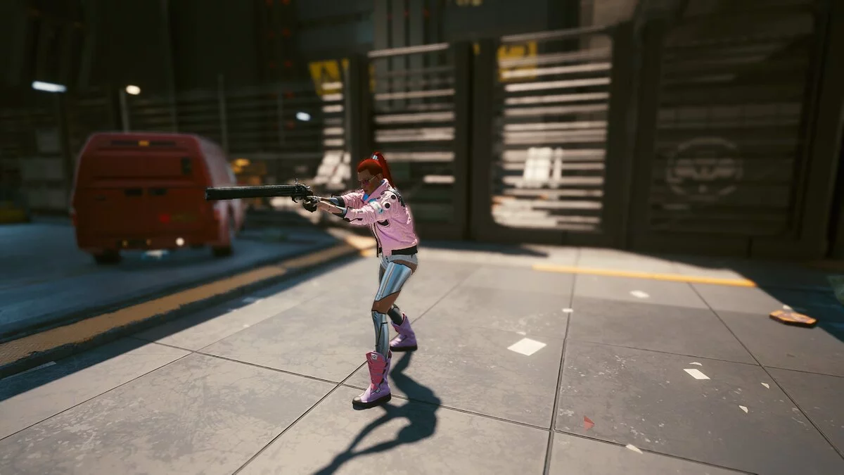 Cyberpunk 2077 — Увеличенный хромированный револьвер