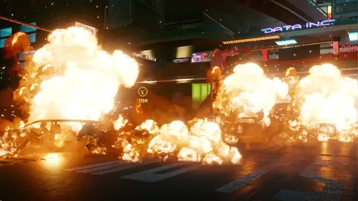 Cyberpunk 2077 — Night City Explosion