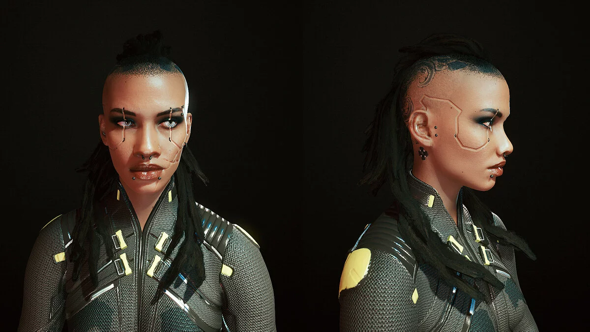 Cyberpunk 2077 — Hair correction