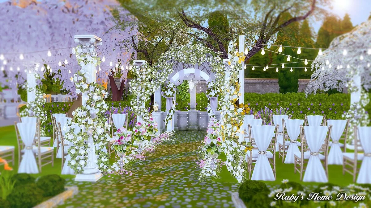 The Sims 4 — Property of the plot - plot for weddings