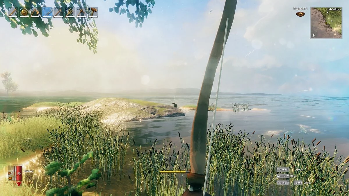 Valheim — Вид від першої особи