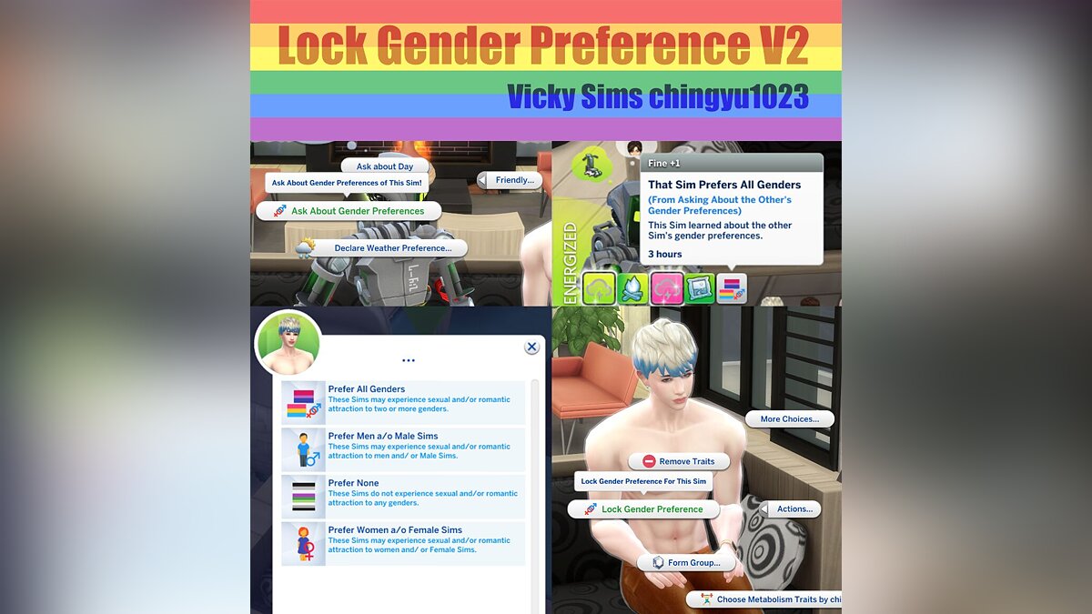 The Sims 4 — Blocking gender preferences