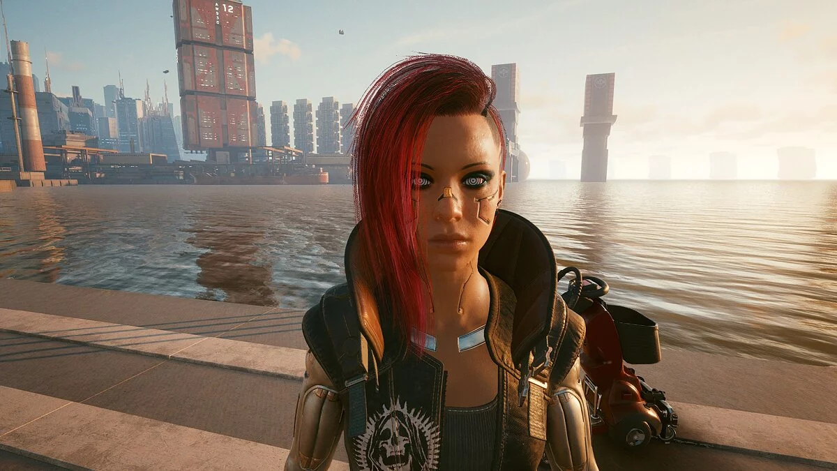 Cyberpunk 2077 — Eyes like in the anime "Naruto"