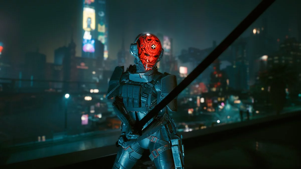 Cyberpunk 2077 — Броня Арасака Блек
