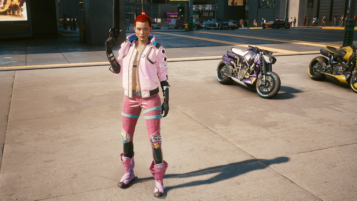 Cyberpunk 2077 — Women's cropped jeans